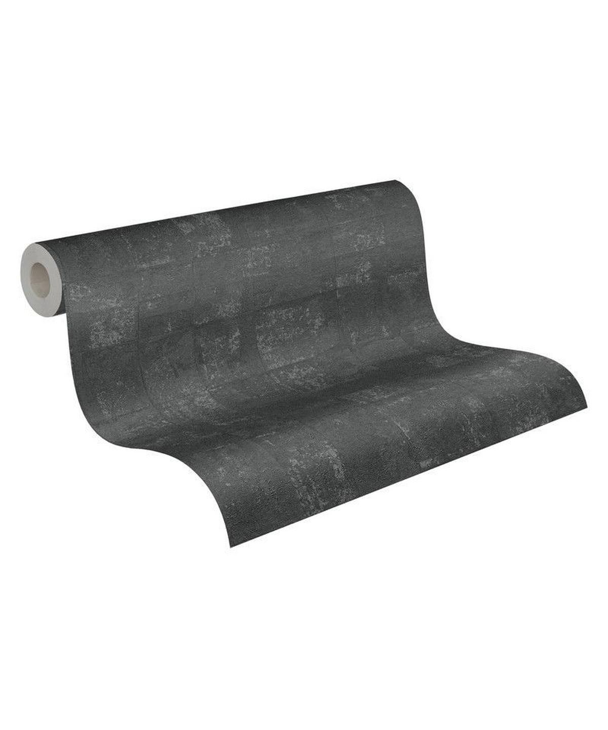 VLIESTAPETE Schwarz 53/1005 cm - Schwarz, Textil (53/1cm) - KUNSTLOFT