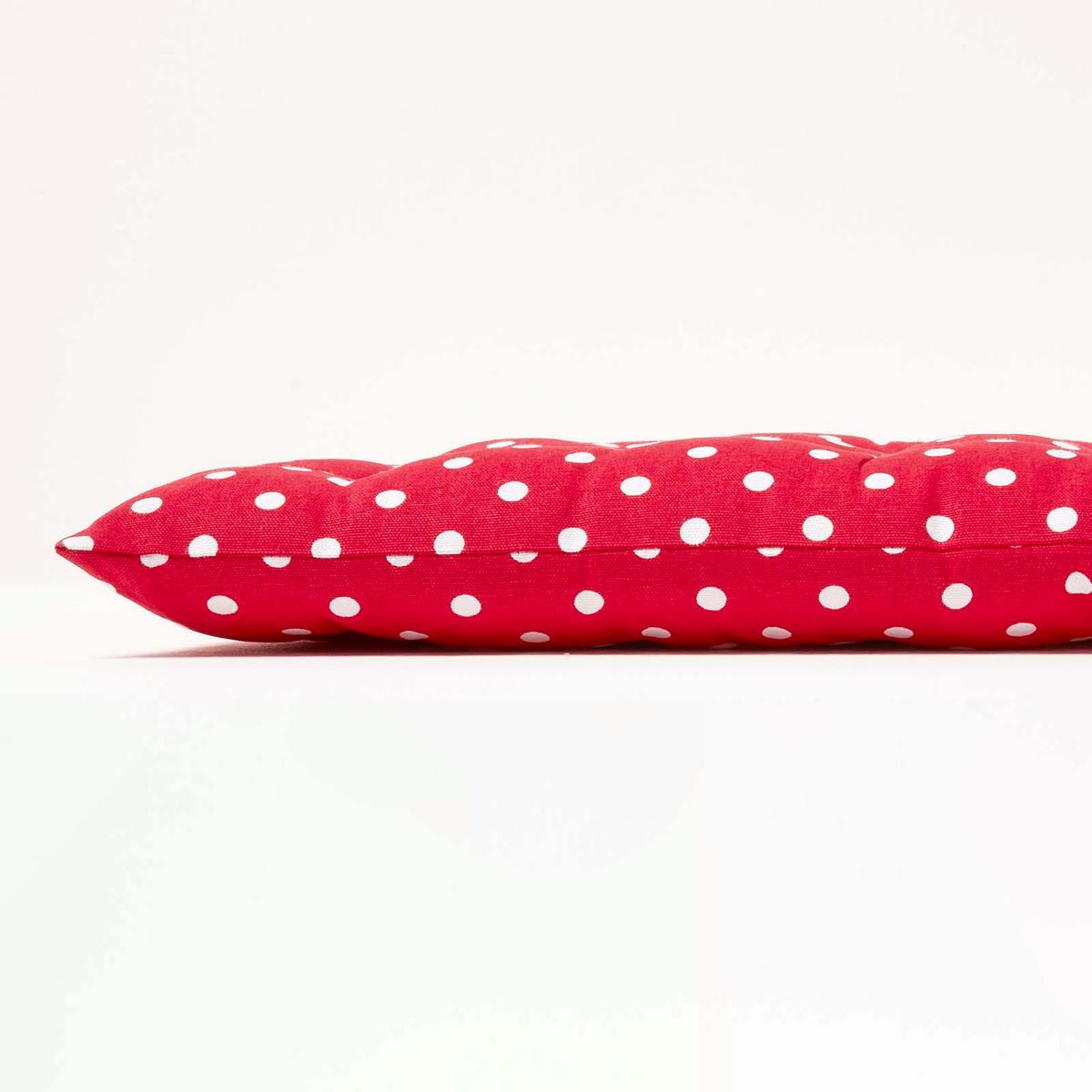 BANKAUFLAGE Polka Dots, 2-Sitzer 108/42/5 cm - Rot, Textil (108/42/5cm) - Homescapes