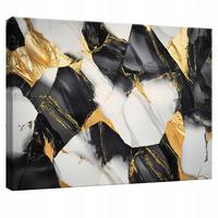 LEINWANDBILD Abstrakt Marmor Modern 100x70 - Multicolor, Holzwerkstoff (100/70cm) - Wallarena