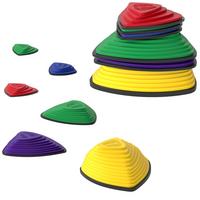 BALANCIERSTEINE 6 Stück Rutschfeste Trittsteine für Kinder 3-8 Jahren Bunt - Multicolor, Kunststoff (37.5/16/37.5cm) - AIYAPLAY