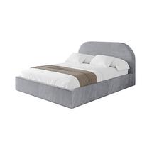 POLSTERBETT mit Bettkasten und Lattenrost, Boxbett ohne Matratze - TIVON 180x200 Hellgrau - Hellgrau, Holzwerkstoff/Textil (180/200cm) - ALTDECOR
