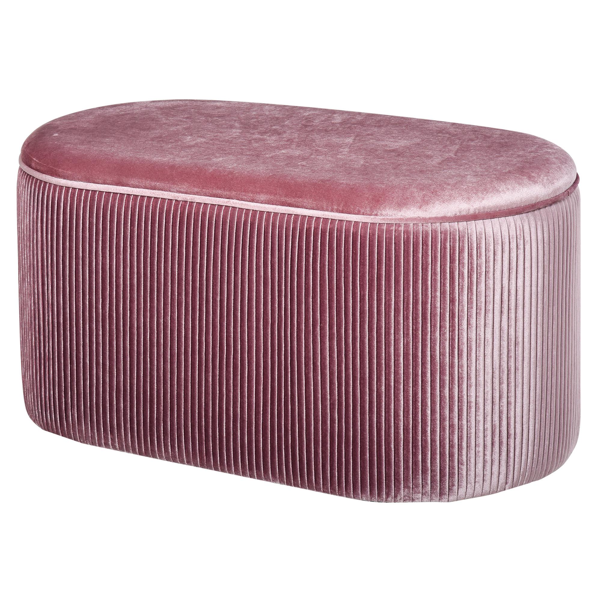 TRUHENBANK elegant Rosa - Rosa, Kunststoff (40/41/81cm) - HOMCOM