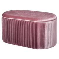TRUHENBANK elegant Rosa - Rosa, Kunststoff (40/41/81cm) - HOMCOM