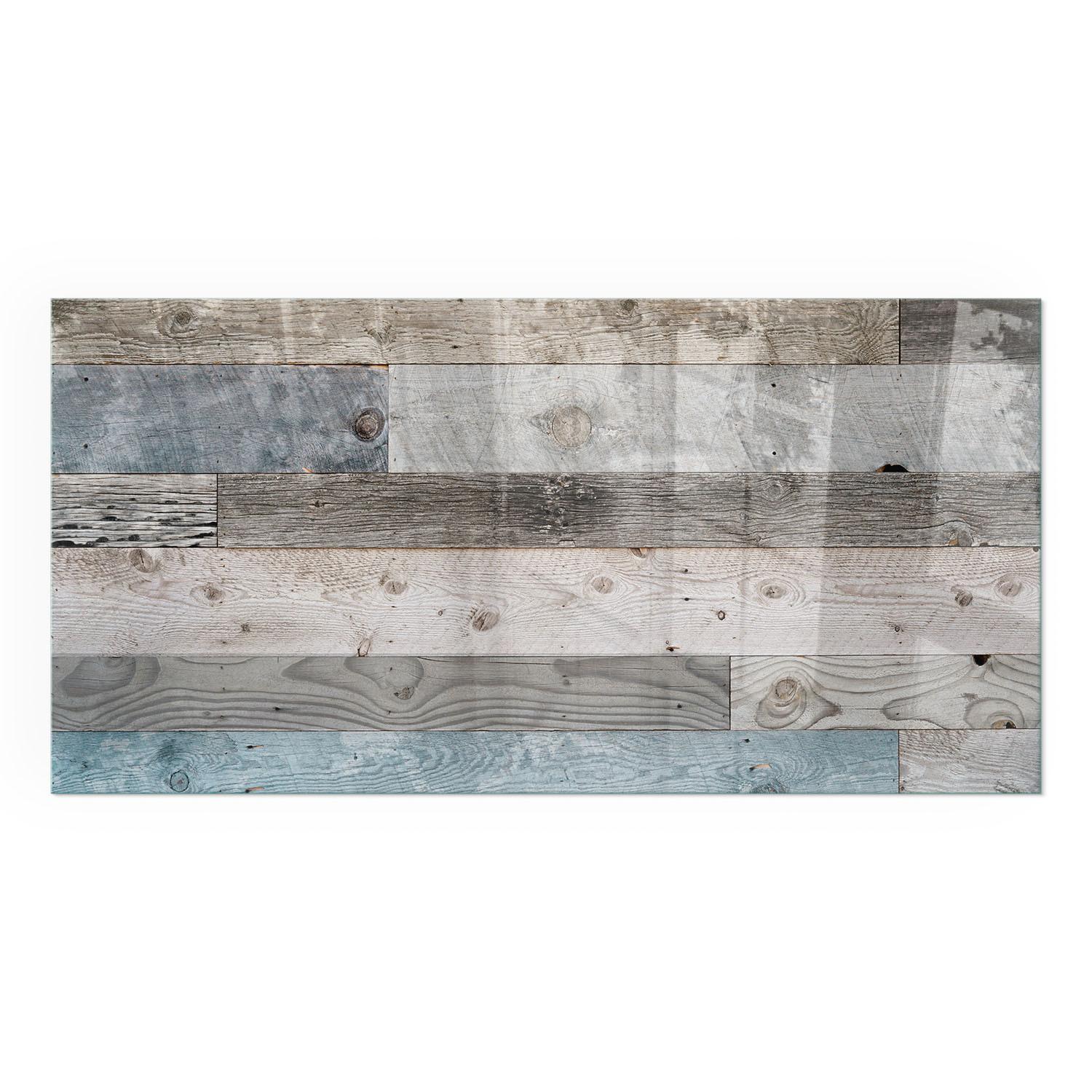 GLASPLATTE für Kamin 120x60 cm - Grau, Glas (120/60/0.4cm) - TULUP