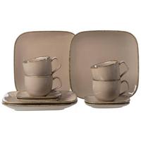 KAFFEESERVICE Casa Grau 12-tlg. - Grau, Keramik (30/27/33cm) - Ritzenhoff Breker