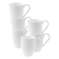 BECHER MIT HENKEL Royal weiß 300 ml 6er Set - Weiß, Keramik (0.3L) - Villeroy & Boch