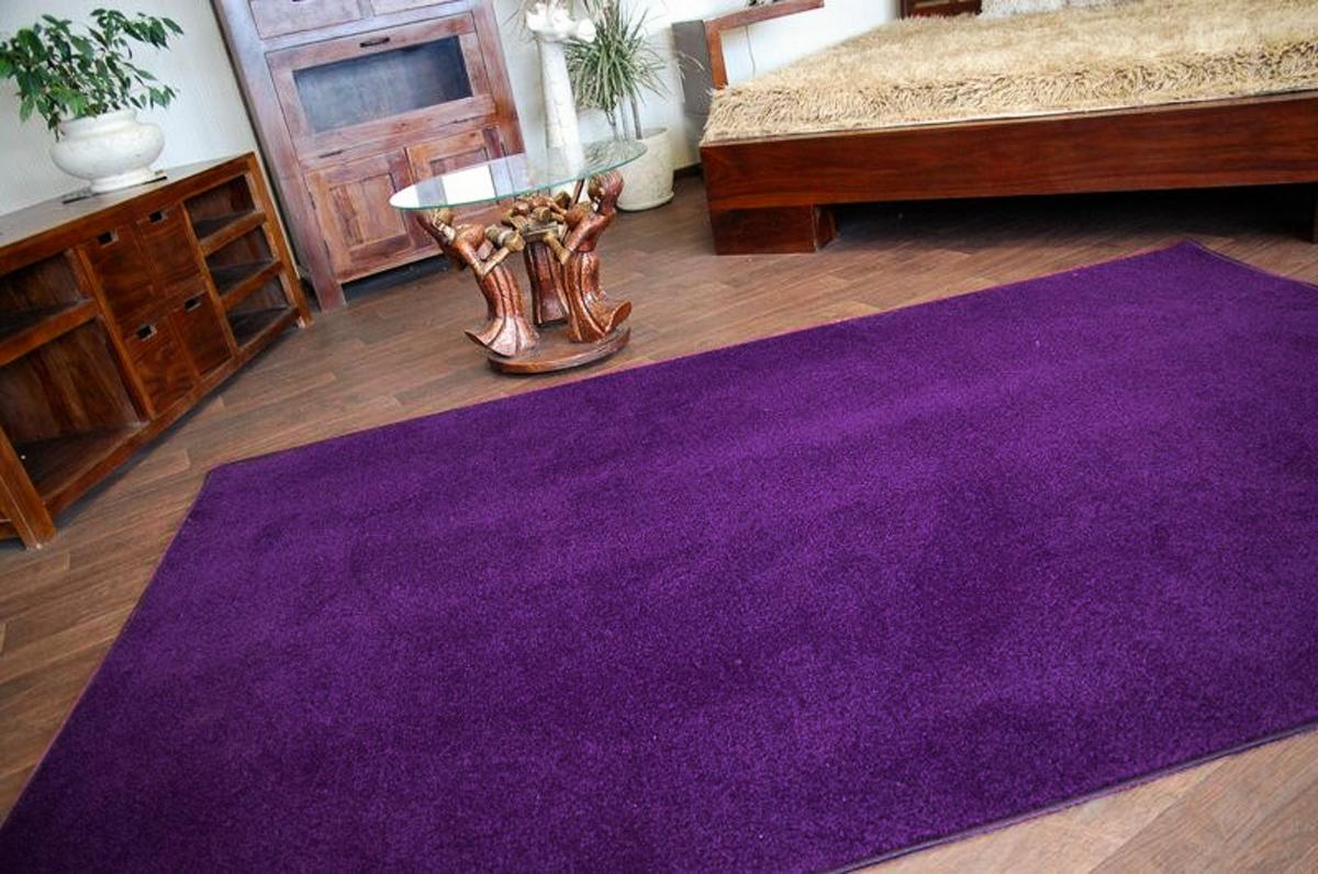 LÄUFERBODEN ETON 100/200 cm - Lila, Textil (100/200cm) - rugsX