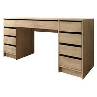SCHREIBTISCH Ada Bis - Naturfarben, Holzwerkstoff (154/55/76cm) - MIRJAN24