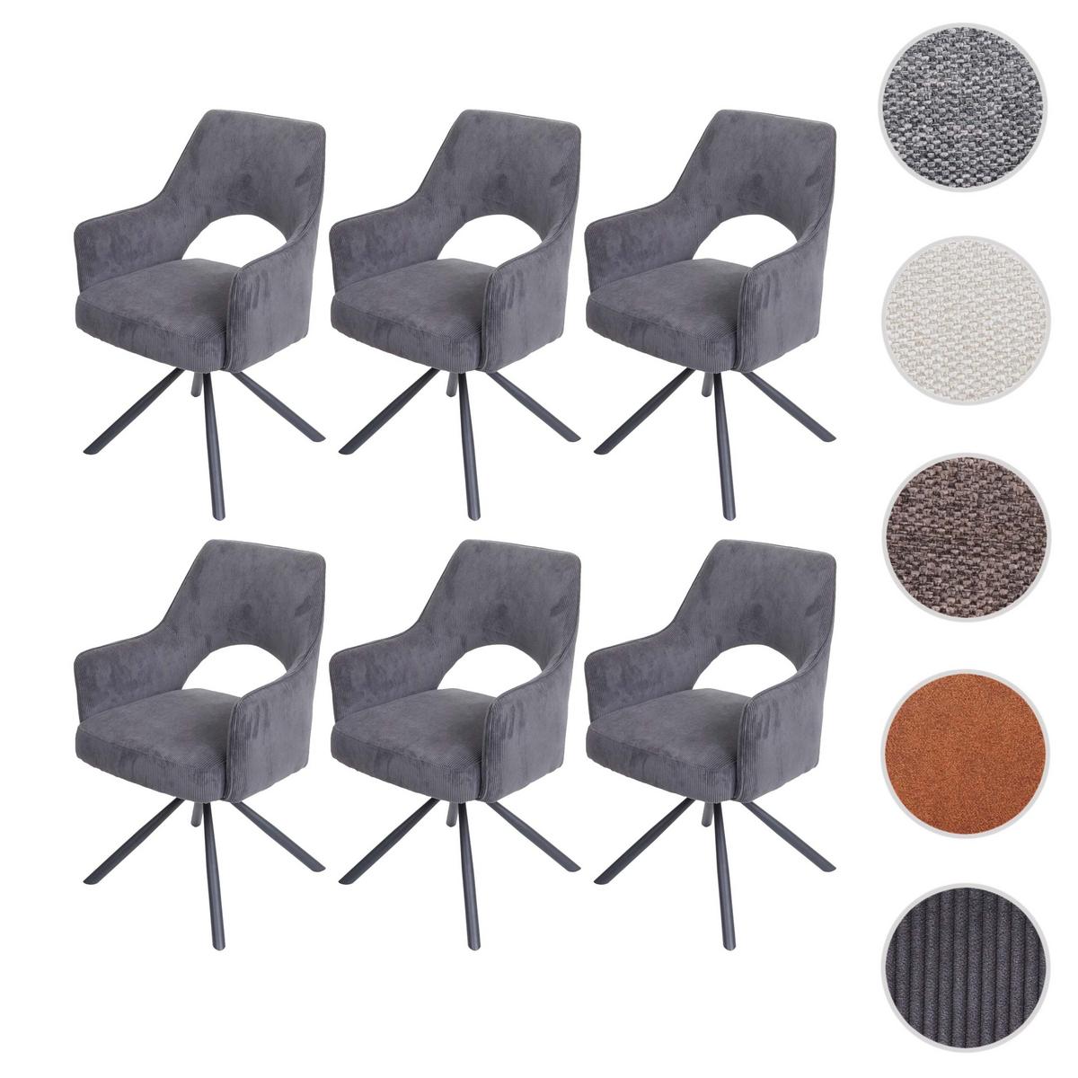 ESSZIMMERSTUHL Braun, Grau - Braun/Grau, Textil (57/89/52cm) - MCW