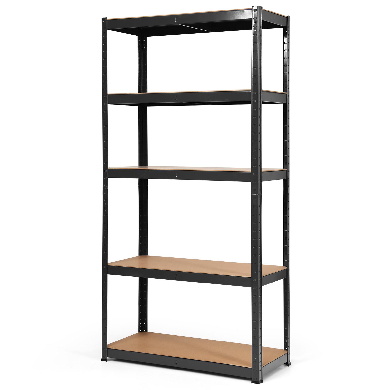 LAGERRGAL Schwarz - Schwarz, Holz (90/180/40cm) - COSTWAY