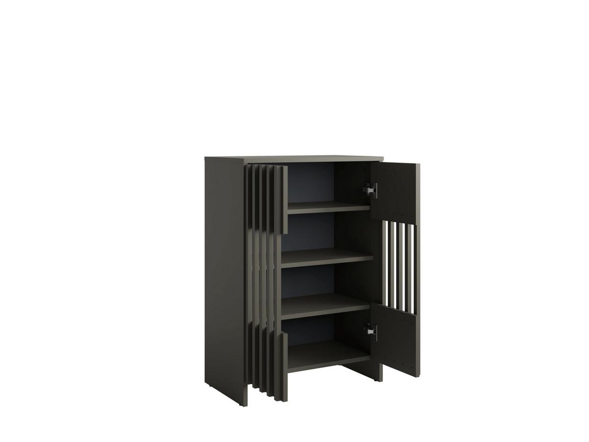 KOMMODE Graphit 60/87/34 - Graphitfarben, Holzwerkstoff (60/87/34cm) - RAUMHIRSCH FURNITURE