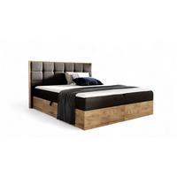 BOXBETT Kalypso überlänge Faro - Braun, Holzwerkstoff/Textil (120/220cm) - Fun Möbel
