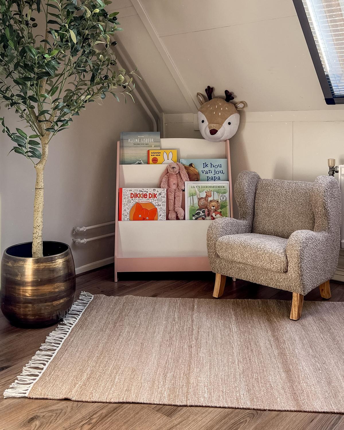 TEPPICH geflochten Malhia 150/80 cm - Beige, Kunststoff (80/150cm) - Beliani