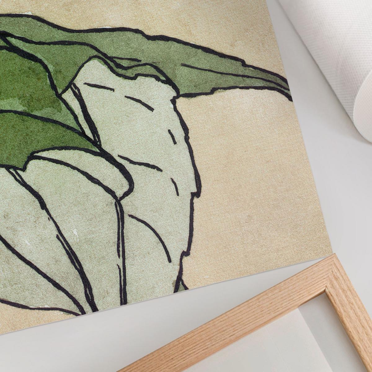 POSTER - 59x84 cm - Hannah Borger Overbeck - Sonnenblumen - Gelb, Textil (59/84/0.1cm) - TULUP