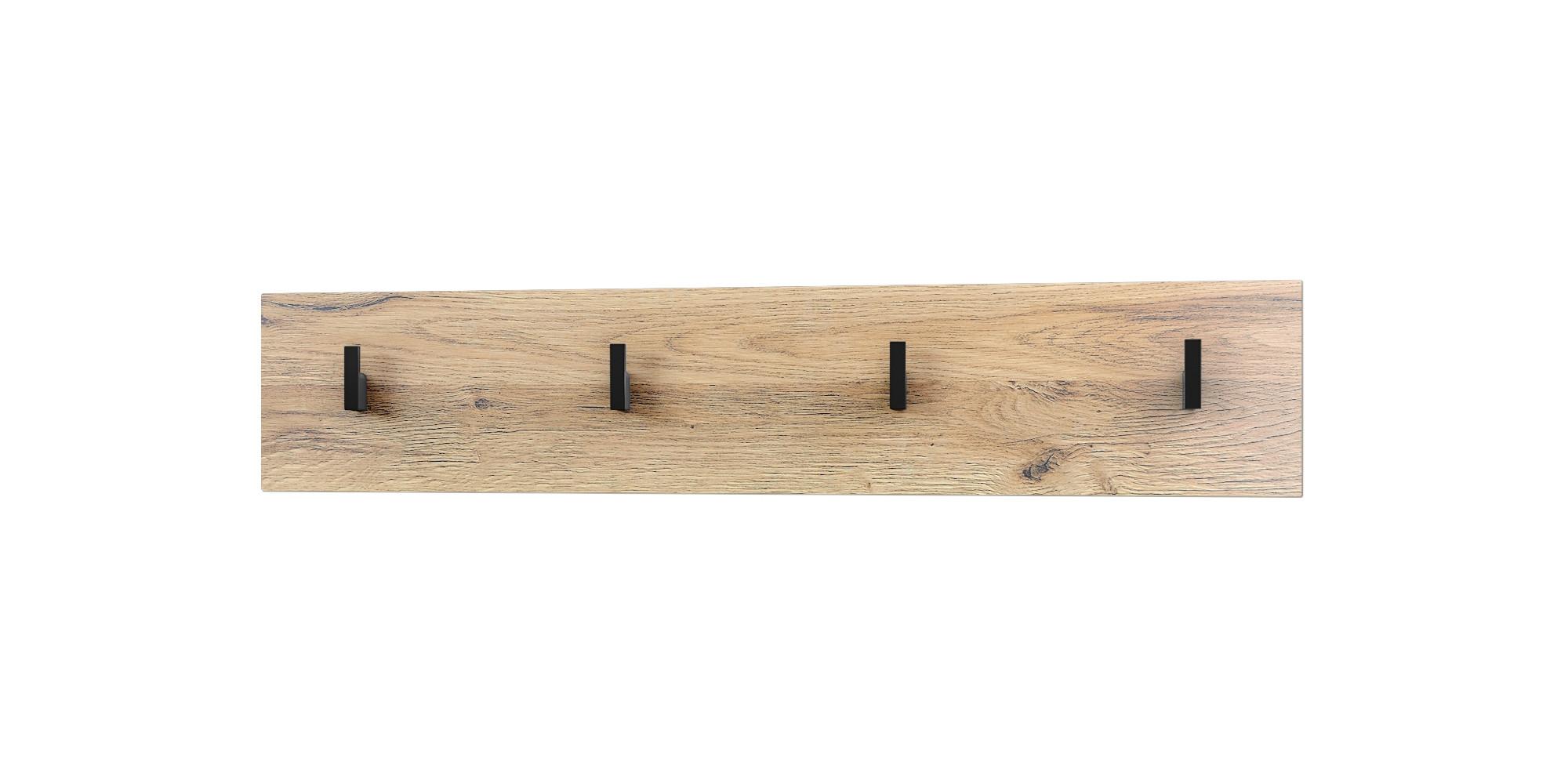 GARDEROBENPANEEL Linea Eiche Natur - Eichefarben, Holzwerkstoff (72/14.5/3.5cm) - Vladon