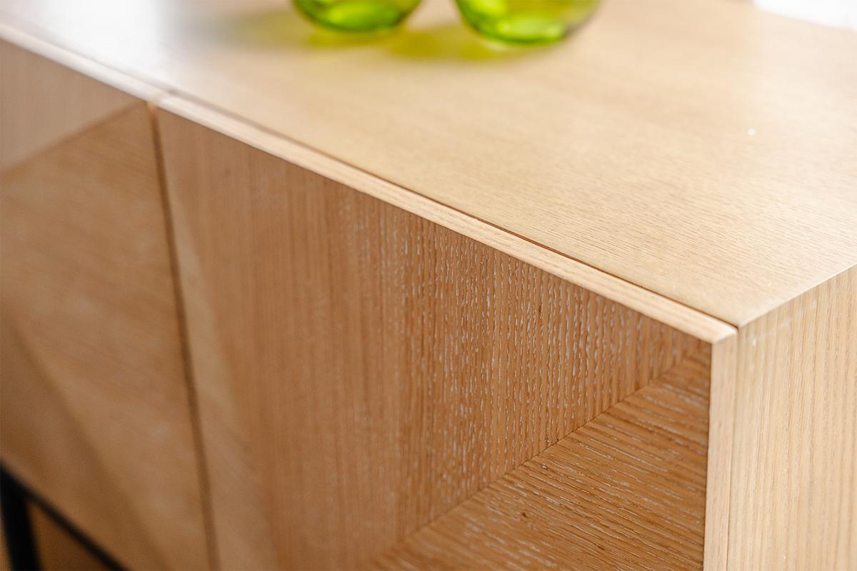 SIDEBOARD ANJO Braun Holz - Schwarz/Braun, Holz/Metall (150/85/40cm) - KAWOLA
