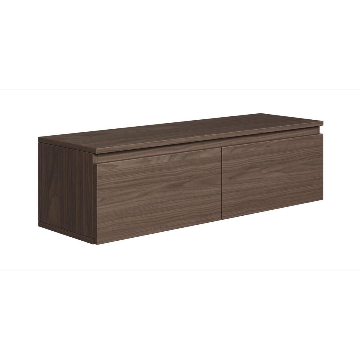 TV-LOWBOARD Bemmi Walnuss Wisconsin 100 cm - Dunkelbraun, Holzwerkstoff (100/28.4/31.8cm) - Selsey