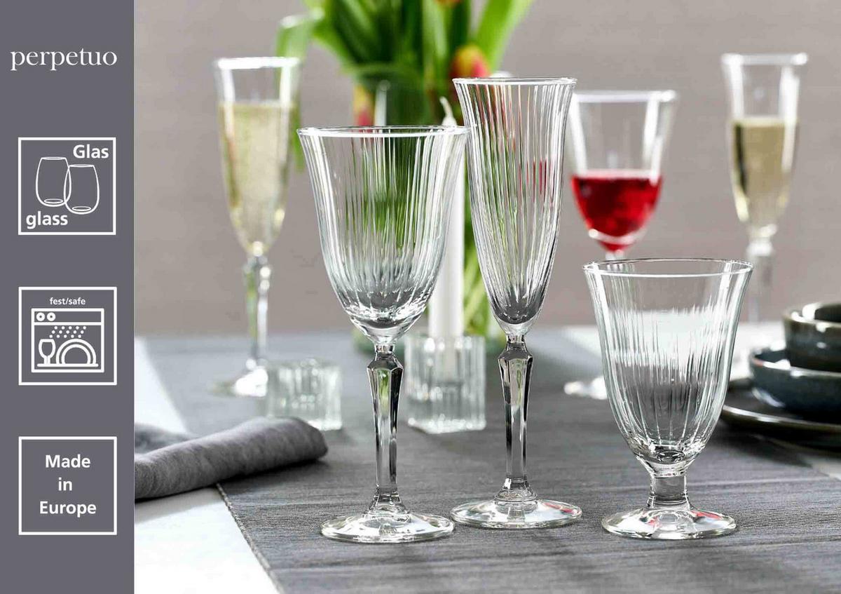 WASSERGLÄSER Perpetuo transparent 330 ml 4er Set - Transparent, Glas (0.33L) - Ritzenhoff Breker