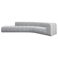 ECKSOFA modulares Sofa Tilmo-L1 - 399x194x70 cm Grau - Grau, Holzwerkstoff/Textil (399/194cm) - ALTDECOR
