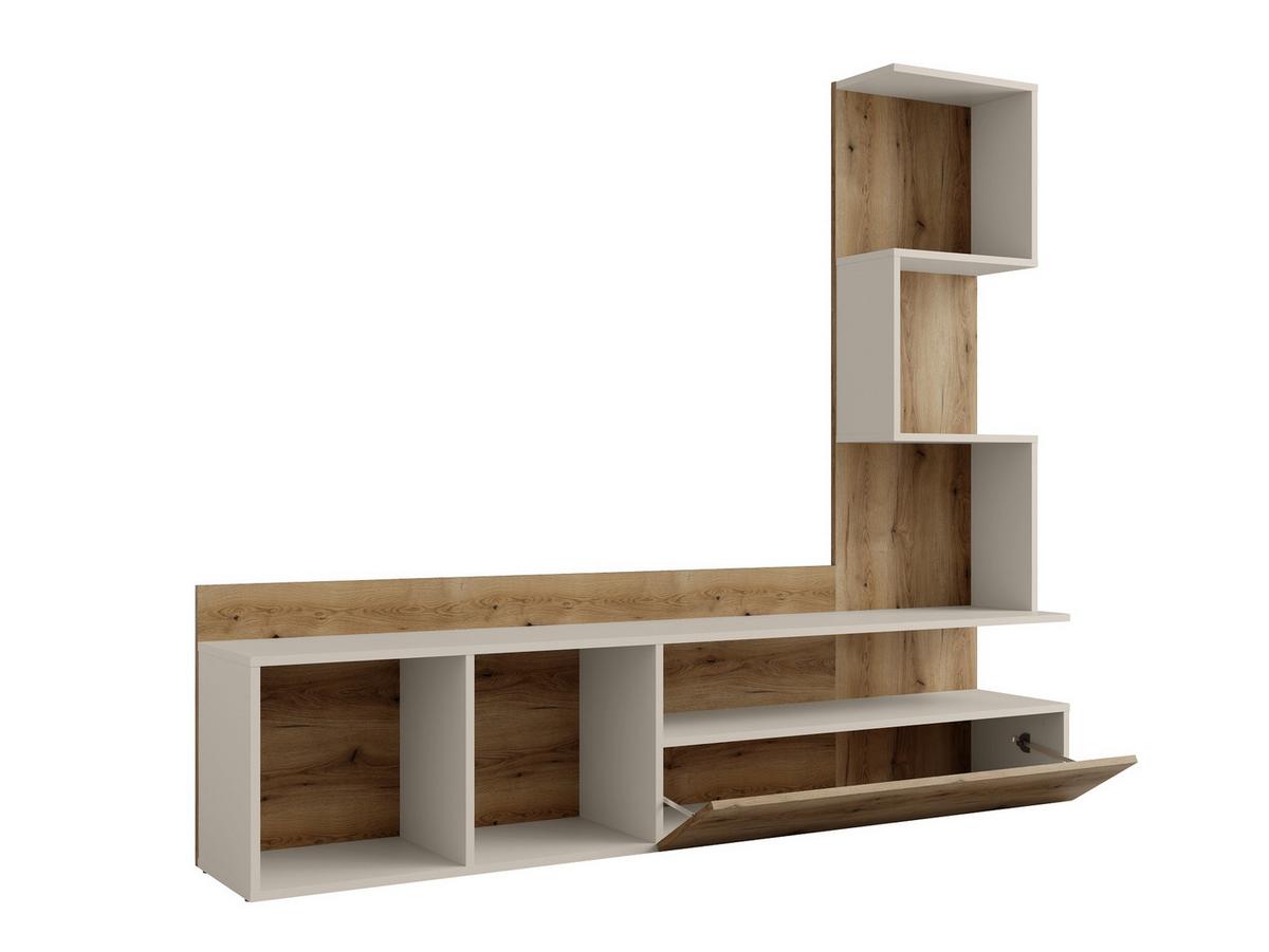 TV-SCHRANK Kaschmirbeige 180/156/33 - Kaschmir, Holzwerkstoff (180/156/33cm) - RAUMHIRSCH FURNITURE