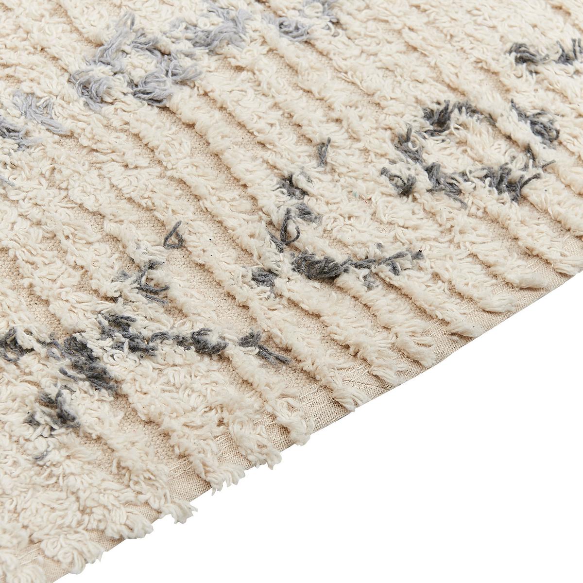 KURZFLOR-TEPPICH Dispur 230/160 cm - Beige, Textil (160/230cm) - Beliani