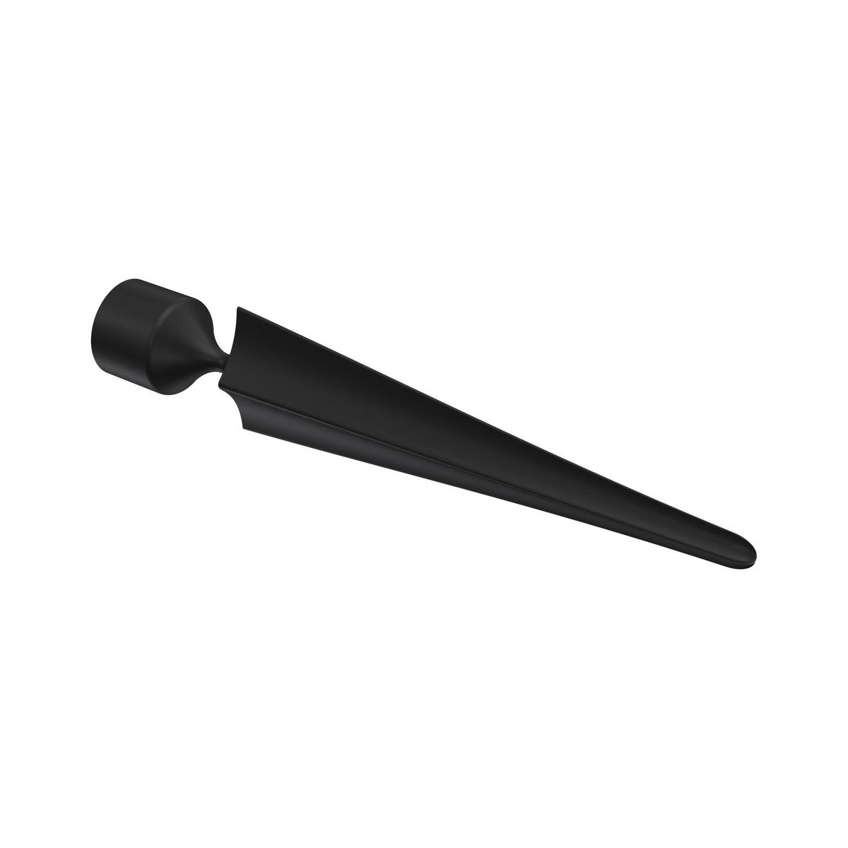GARDINENSTANGE Olymp Lorenzo 120 cm, 1-läufig, 16 mm Ø Schwarz - Schwarz, Metall (120cm) - INTERDECO