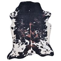 KUNSTFELL-TEPPICH Emilia 100x130 cm - Schwarz, Textil (100/130cm) - Gino Falcone