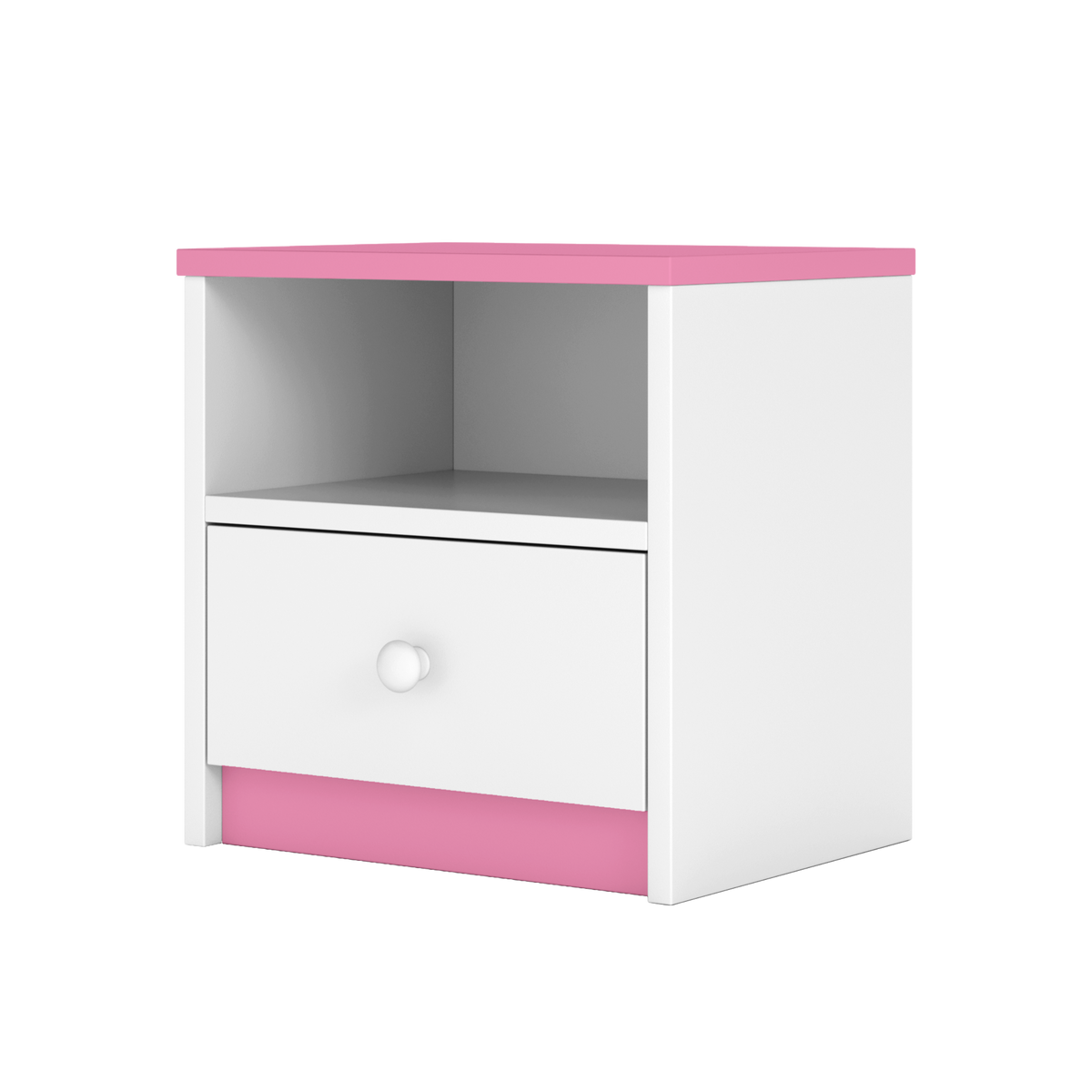KINDER-NACHTTISCH Babydreams Hellrosa 39/40/30 - Hellrosa, Holzwerkstoff/Kunststoff (39/40/30cm) - RAUMHIRSCH FURNITURE