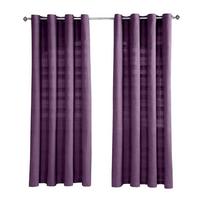 ÖSENVORHANG Rajput blickdicht 2er-Set, 167/182 cm - Lila, Textil (167/182cm) - Homescapes