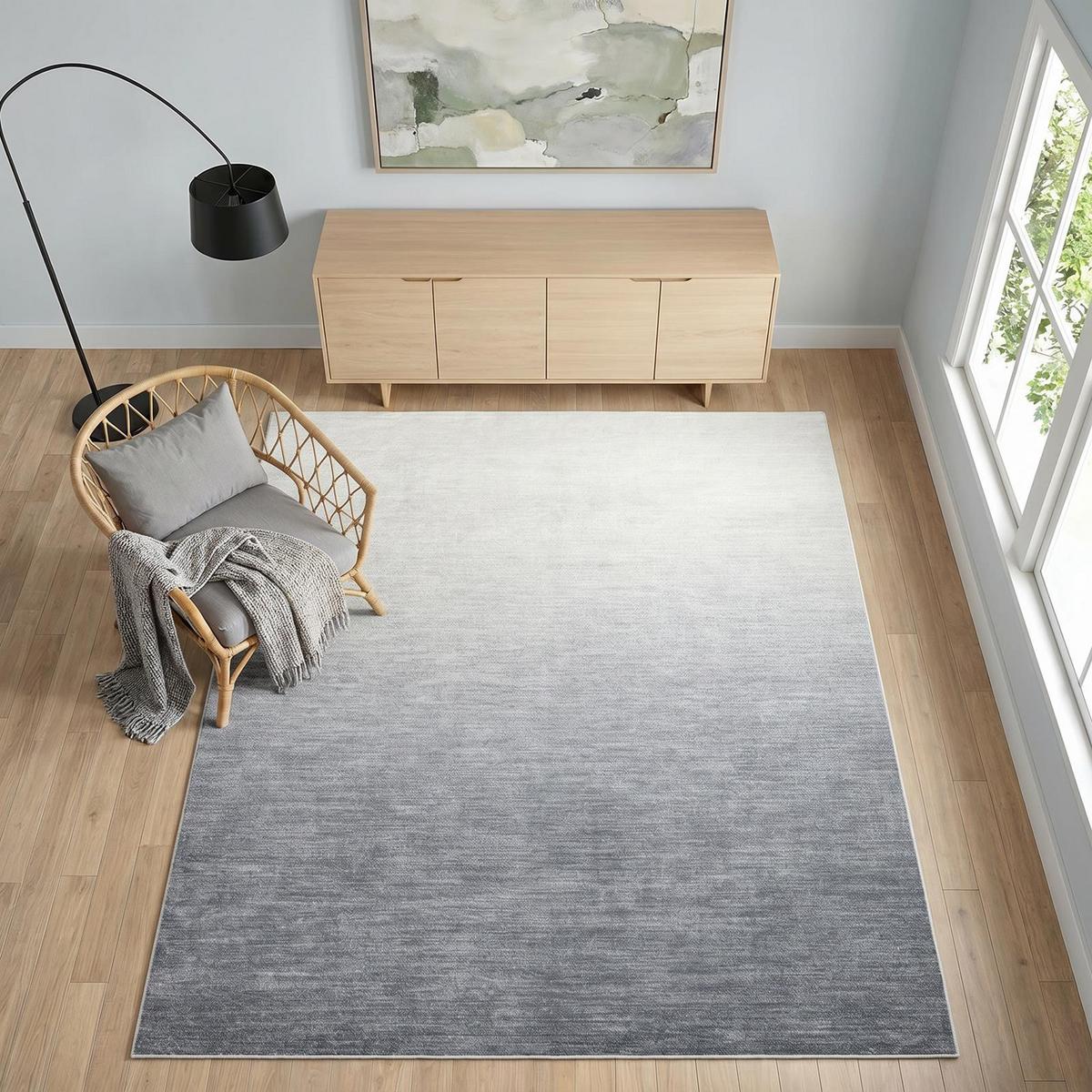 TEPPICH OMBRE - Grau, Textil (200/300cm) - IDIMEX