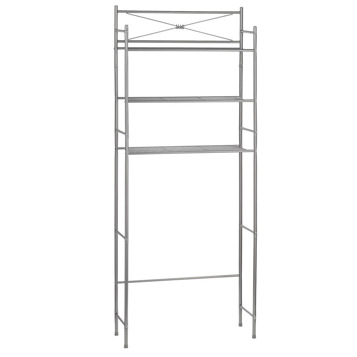 TOILETTENREGAL MARSA anthrazit - Anthrazit, Metall (65/164/22cm) - CARO-Möbel