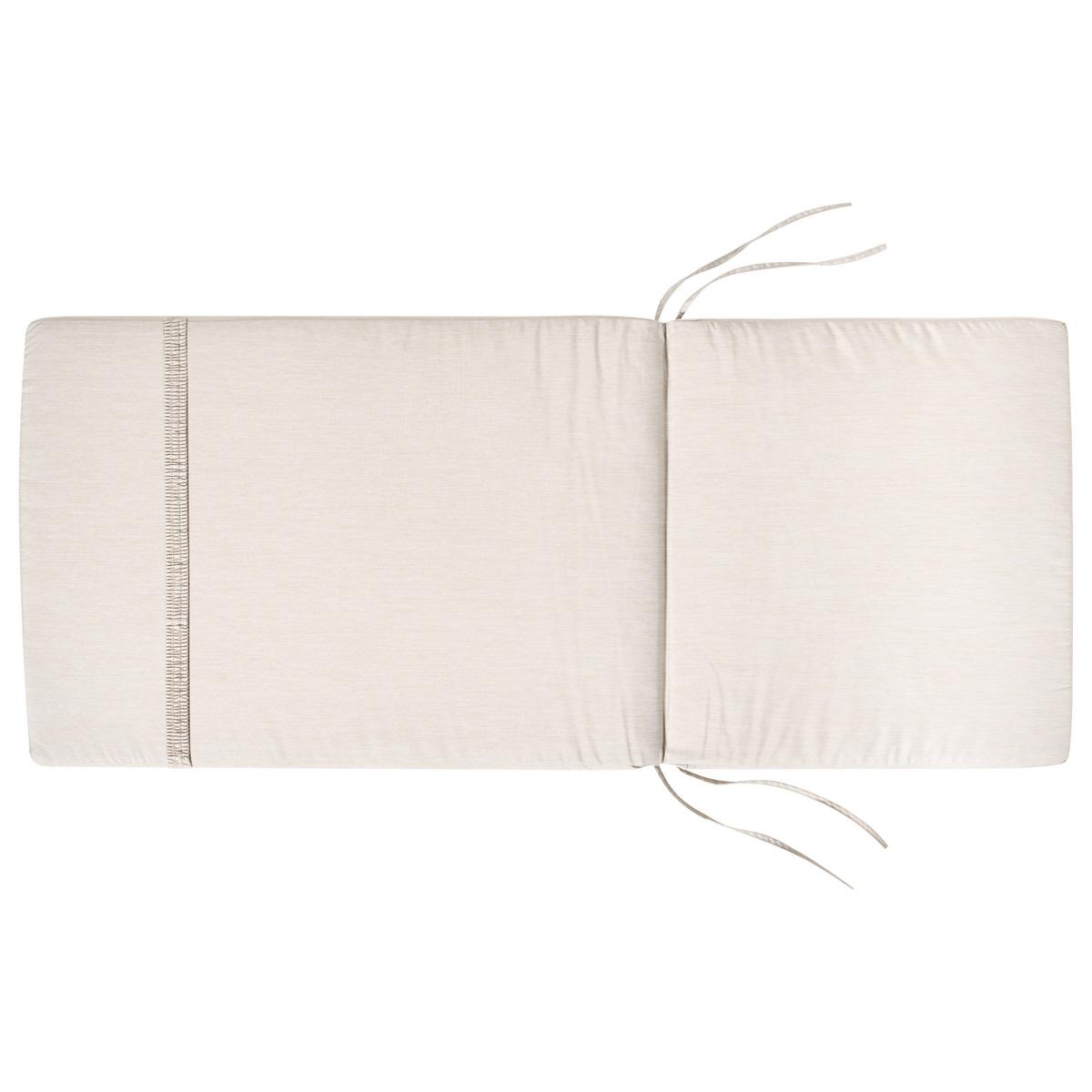 OUTDOOR-SITZKISSEN 6er-Set Hellbeige 50/45 cm Java/Amantea Premium - Beige, Textil (71/71/50cm) - Beliani
