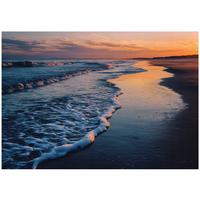 FOTOTAPETE Strand Meer Blau 400x280 cm - Multicolor, Papier (400/280cm) - Wallarena