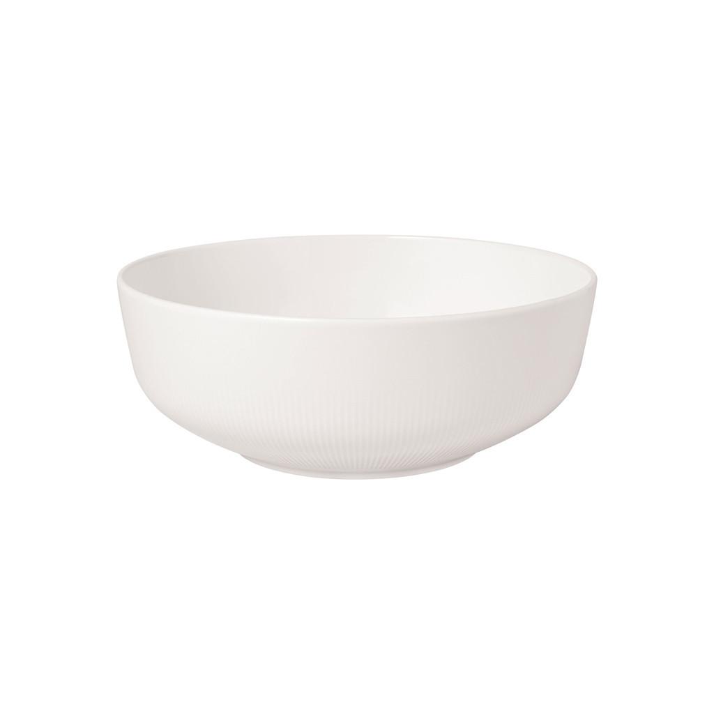 SERVIER- & SALATSCHÜSSEL Afina weiß ø 24 cm - Weiß, Keramik (24cm) - Villeroy & Boch
