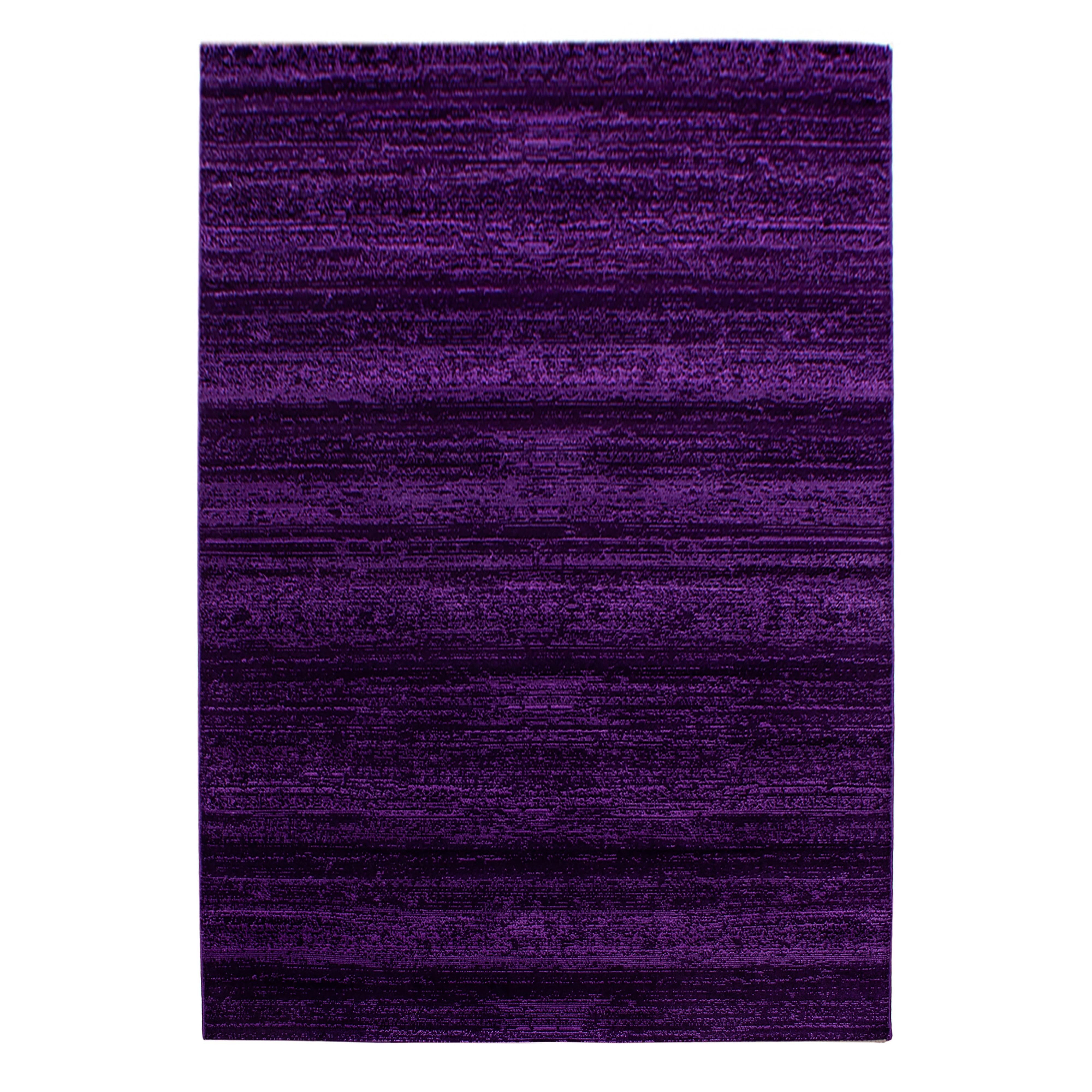 TEPPICH Kurzflor INN in Violett, einfarbig, 280 x 370 cm - Lila, Textil (280/370cm) - KADIMA DESIGN