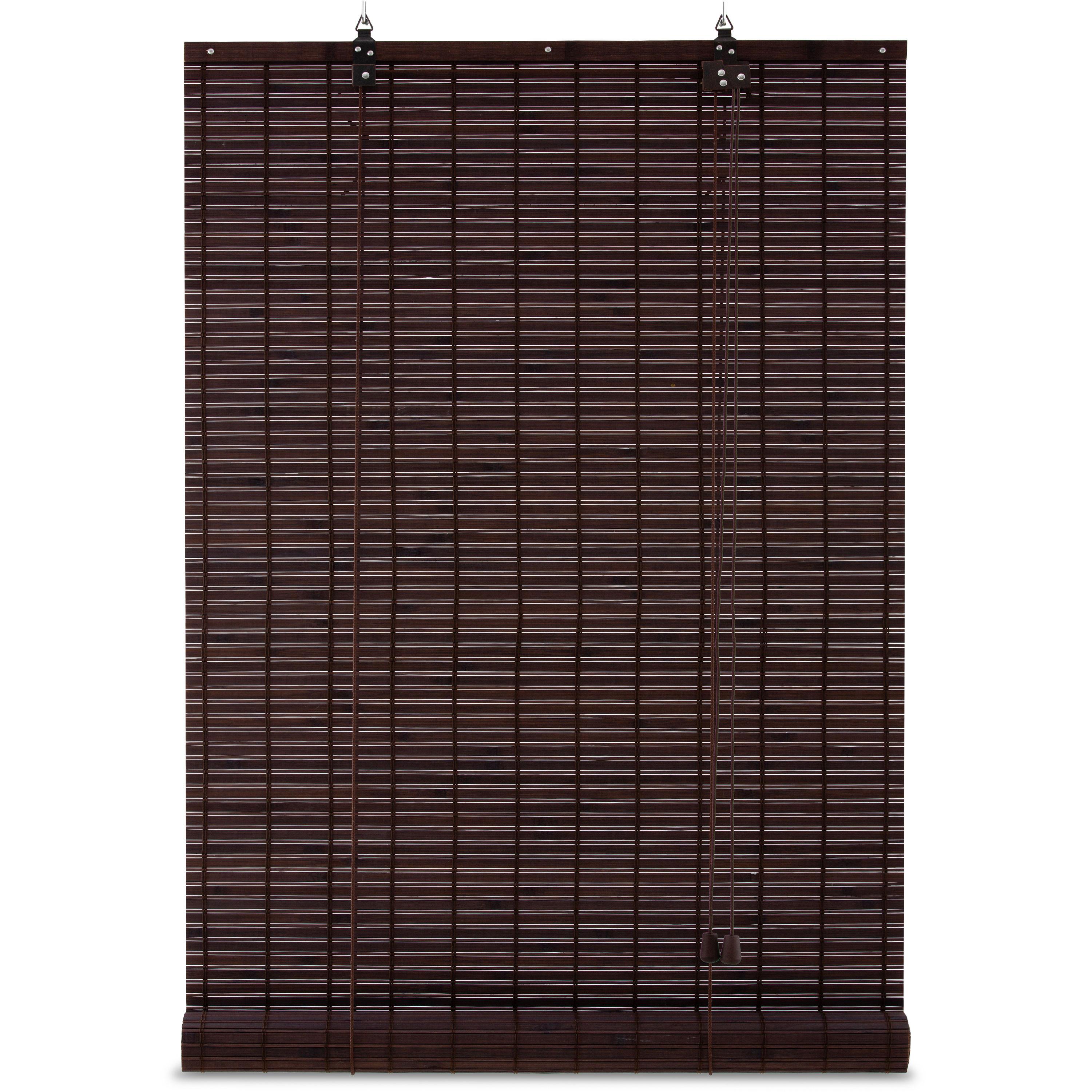 BAMBUSROLLO SolDecor BR7 110x160cm Braun - Braun, Holz (110/160cm) - Sol Royal