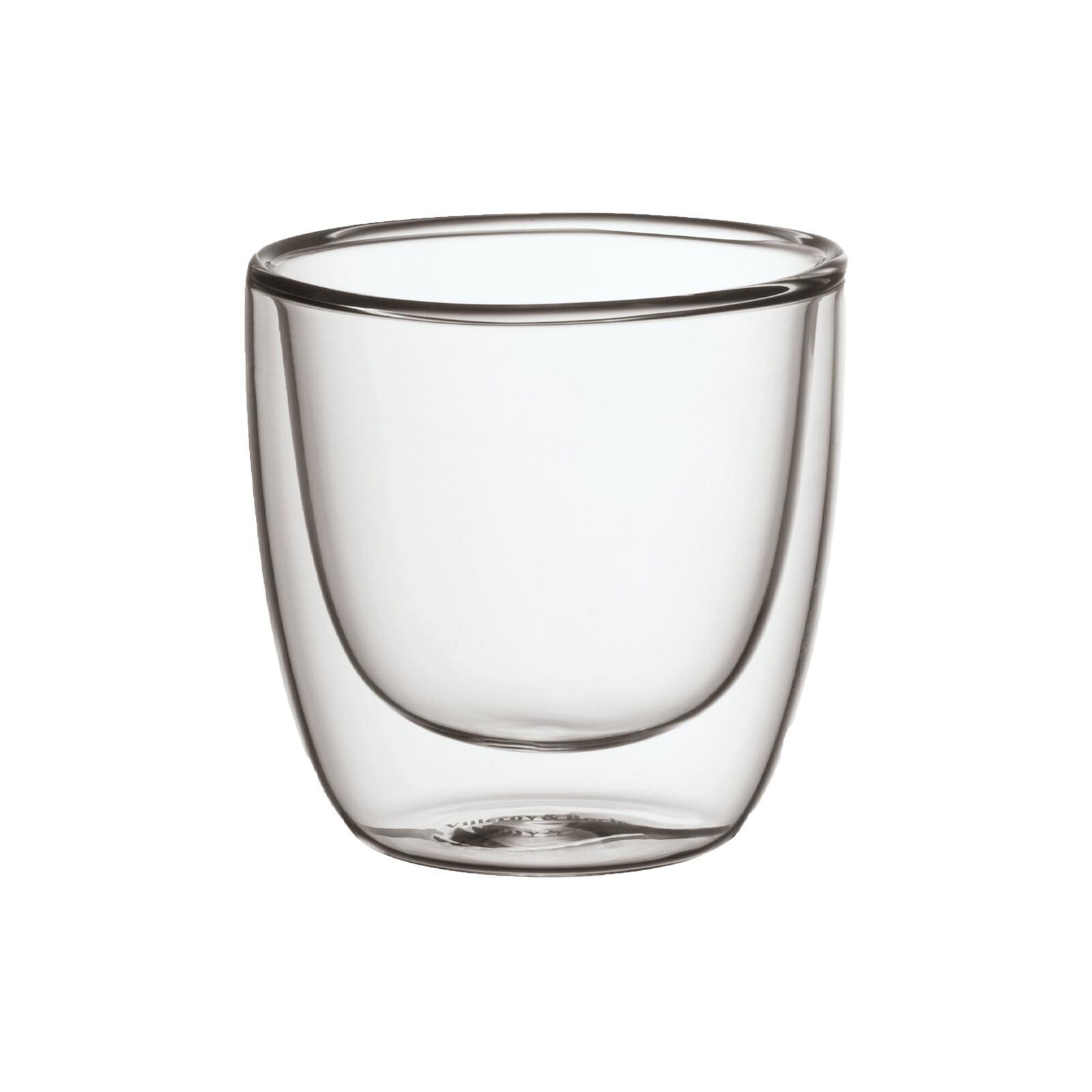 DOPPELWANDIGER BECHER Manufacture Rock transparent 60 ml - Transparent, Glas (0.06L) - Villeroy & Boch