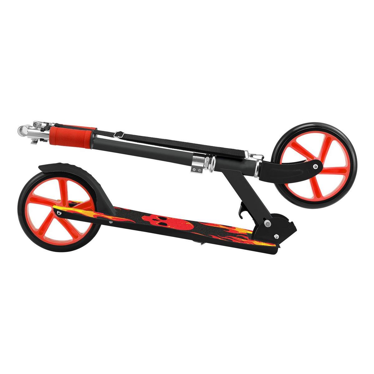 CITYROLLER Fire schwarz/ rot - Schwarz, Metall (88/27/106cm) - Artsport