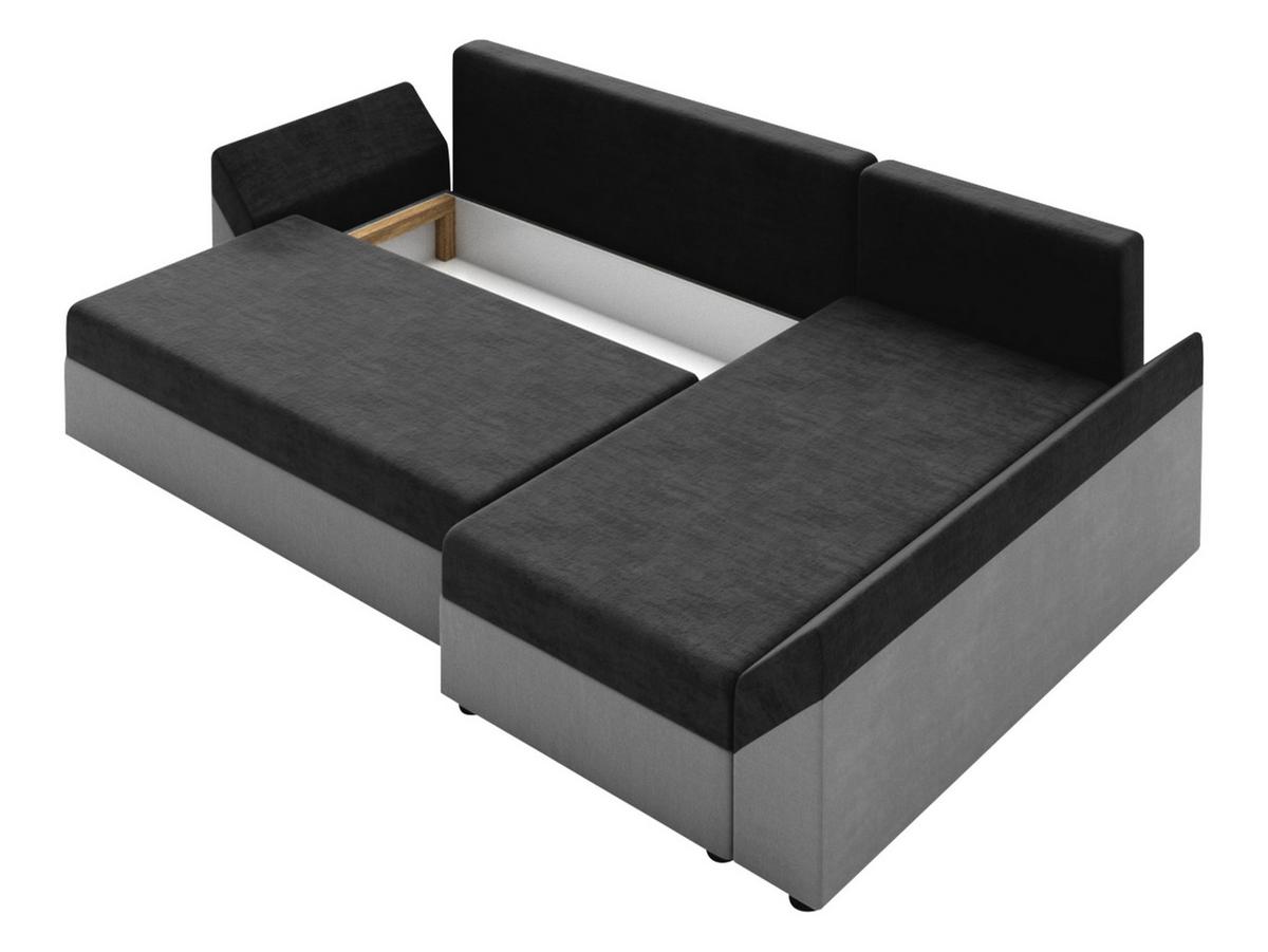 ECKSOFA Dante L - Beige/Schwarz, Holz/Kunststoff (240/140cm) - MIRJAN24