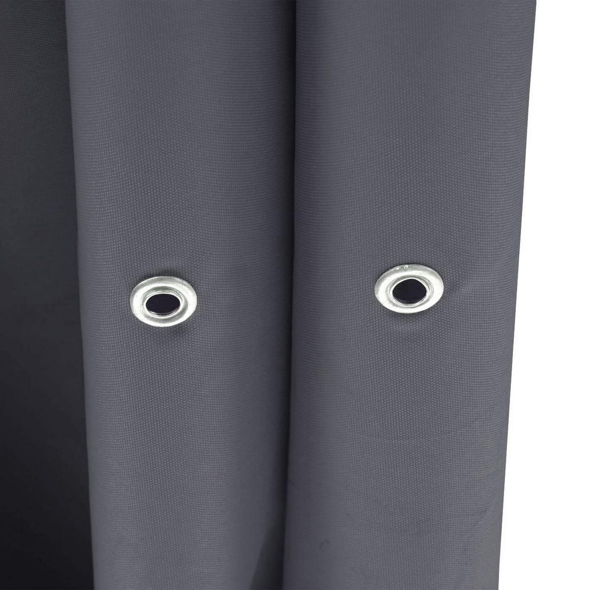 PERGOLA Grau - Grau, Metall (350/232/350cm) - MCW