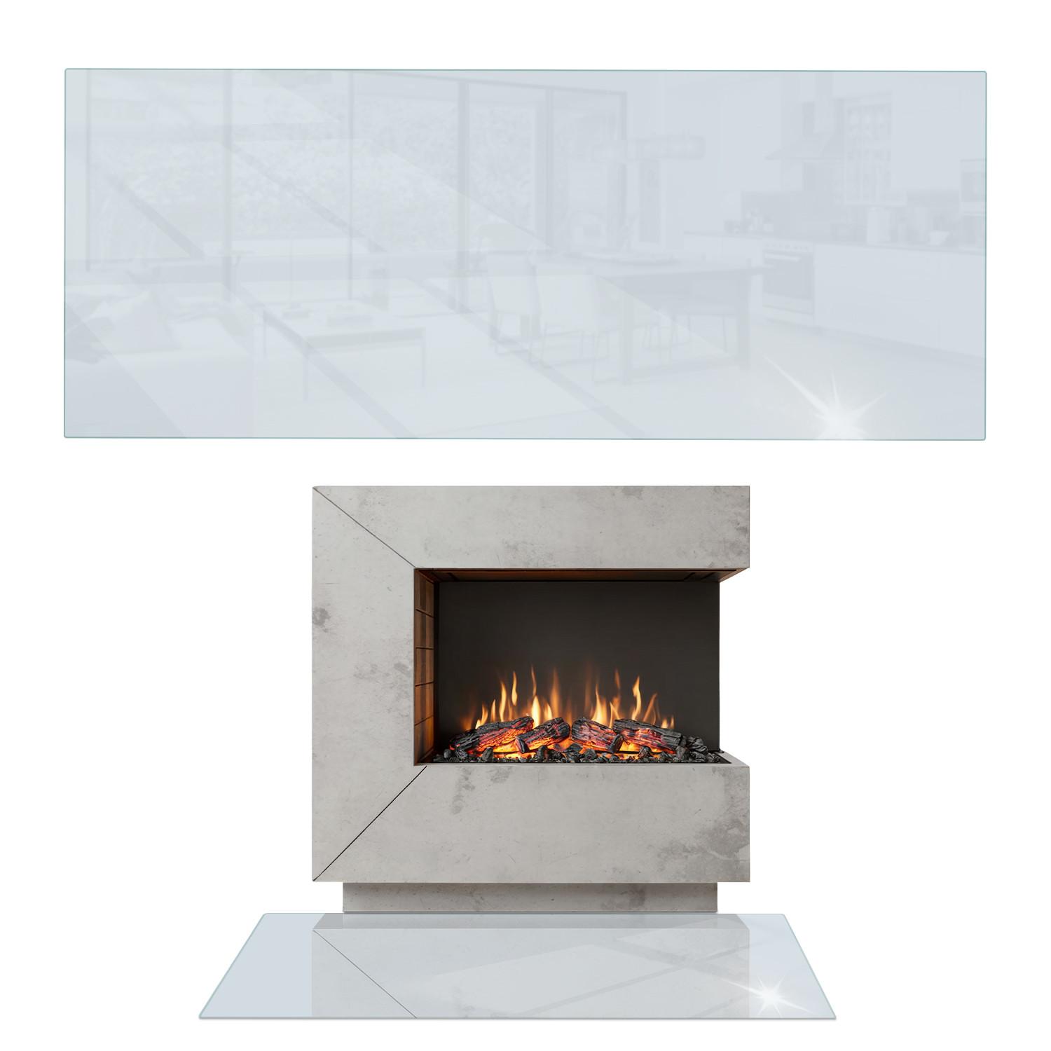 BODENSCHUTZPLATTE 125x50 cm Transparent - Transparent, Glas (125/50cm) - Wallfluent