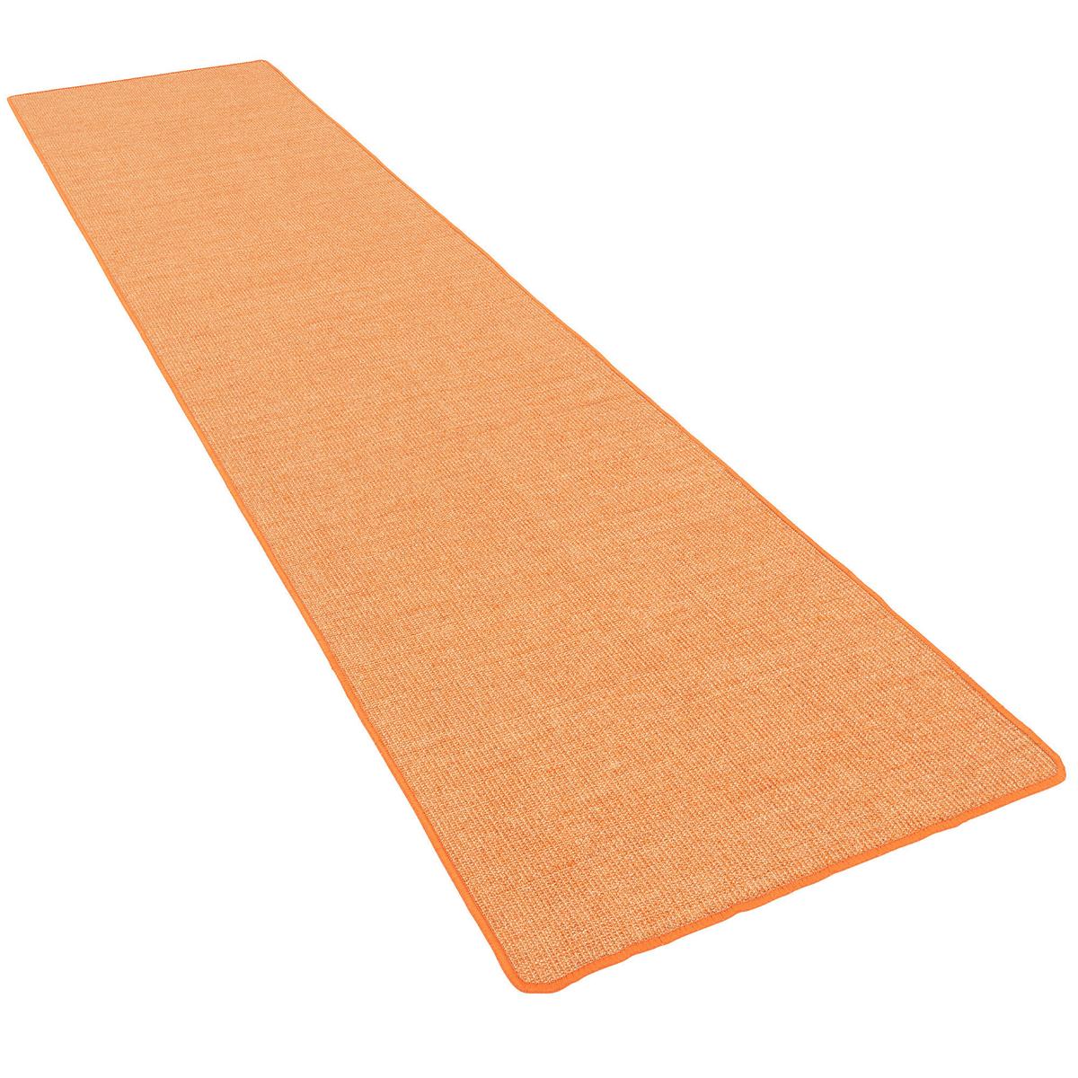 SISAL NATUR LÄUFER TEPPICH - Orange, Textil (80/400cm) - Snapstyle