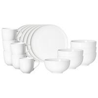 FRÜHSTÜCKS-SET Skagen weiß 18-tlg. - Weiß, Keramik (2/2/2cm) - Ritzenhoff Breker