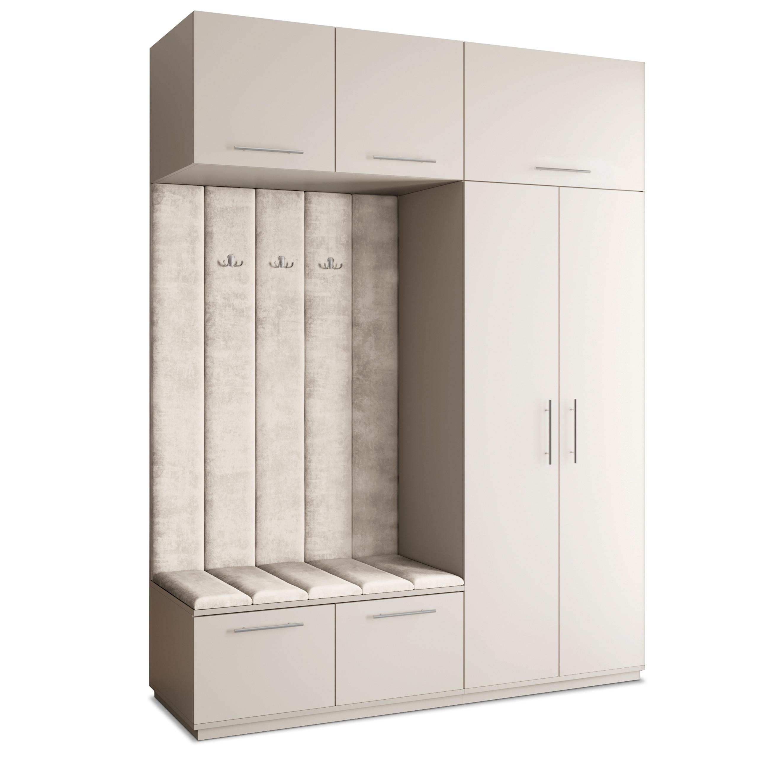 GARDEROBENSCHRANK REMA 180/240/60 cm Modern Kaschmir - Kaschmir/Beige, Holzwerkstoff (180/240/60cm) - MASSENO