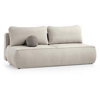 SCHLAFSOFA Darling 2-Sitzer, mit Bettkasten, Cappuccino - Cappuccino, Textil (210/92/100cm) - Beautysofa