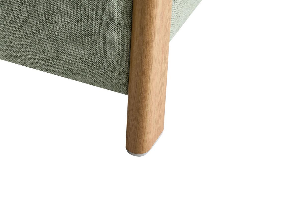 POUF Grün Edland - Braun/Hellgrün, Textil (45/44/43cm) - Beliani