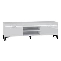 TV-MÖBEL Ruben Weiß - Weiß, Holzwerkstoff (157/48/40cm) - Petits-meubles