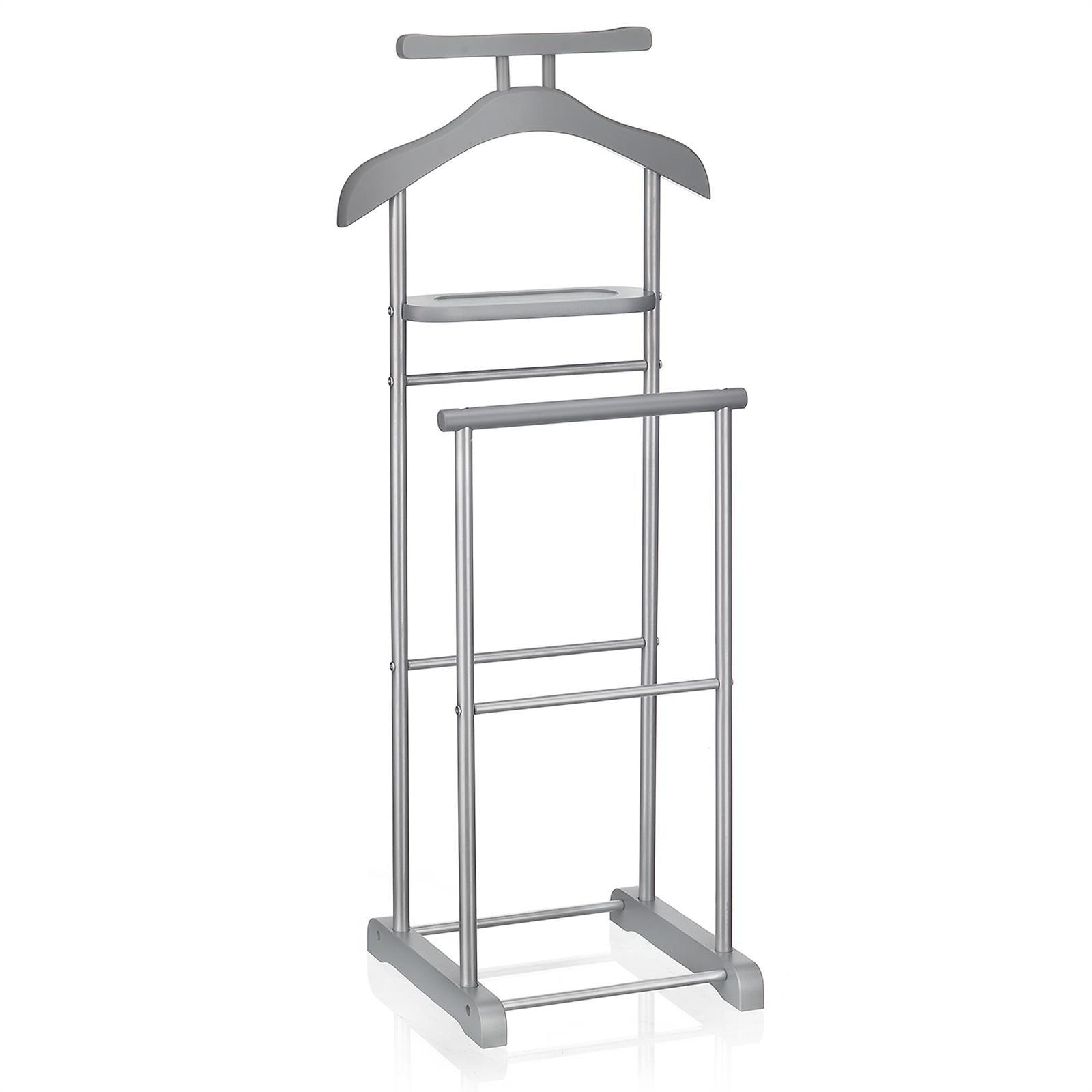 HERRENDIENER MEDINA grau - Grau, Metall (44/105/35cm) - IDIMEX