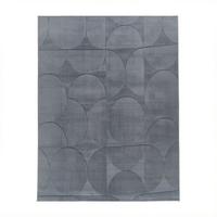 FLACHWEBETEPPICH Boho Anthrazit 200 x 280 cm - Anthrazit, Kunststoff (200/280cm) - TT Home