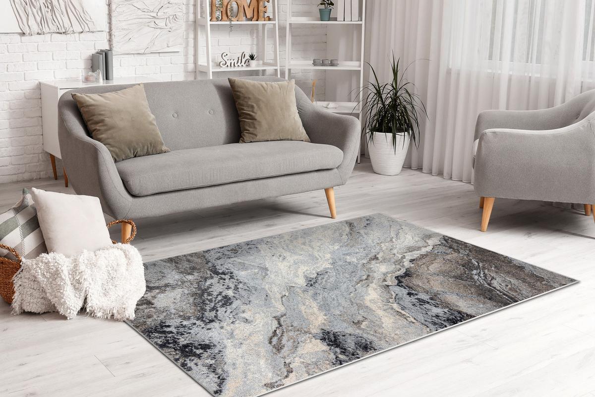 TEPPICH Fusion 140/190 cm - Grau, Textil (140/190cm) - rugsX